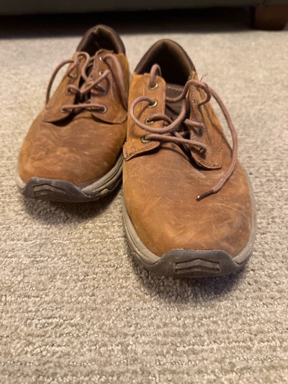 Skechers Men's Tan/Brown Leather Boat Shoes